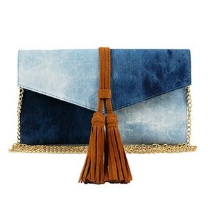 JEAN CLUTCH CROSSBODY